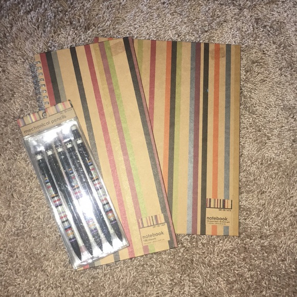 Target Office New Target Notebooks And Pencil Set Poshmark